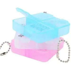 ( )악세사리보관함 여행용소품케이스 사각 다용도케이스 미니케이스 4칸