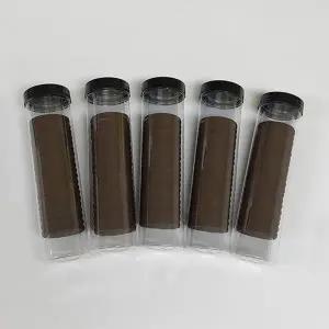 ( )무팁 머리끈 다크커피 5통 세트 대용량 헤어끈 고무줄 데일리 묶음머리 밴드