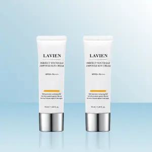 LAVIEN 퍼펙트 유스 EGF 앰플 선크림 50ml x 2개 / IBY