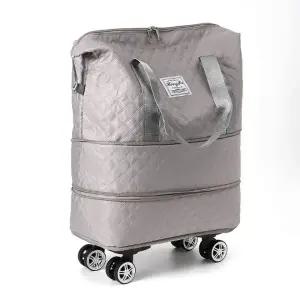 ( )확장형 접이식 여행 가방 결합 캐리어 보스턴 백 대용량 기내용