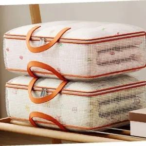 (사이즈 118L)대용량 이불 실용 수납 가방 118L 1P 투명 의류 용품 집안 정리 옷장