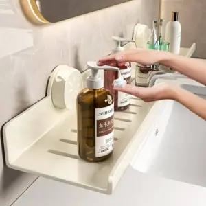 흡착식 무타공 세면대 욕실 선반 다용도 수납 선반