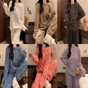 유니바운드 수면잠옷 커플잠옷 겨울 극세사 여성 홈웨어 실내복 임산부 잠옷세트 커플파자마 파자마파티