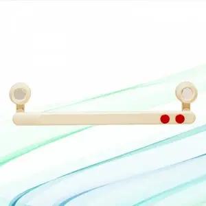 (색상 크림색상)무타공 벽걸이 슬리퍼 흡착식 슬리퍼 건조대 다용도 욕실화 현관 정리