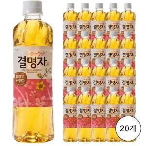웅진식품 결명자차 장건강에 좋은 음료 500ml 20개