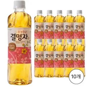웅진식품 결명자차 장건강에 좋은 음료 500ml 10개