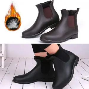 [에이치플러스몰]남녀공용 첼시 털부츠 겨울 방한 융털 기모 털신발 TAIN03