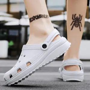 [에이치플러스몰]남성 뮬 슬리퍼 블로퍼 실내화 아쿠아슈즈 사무실 편한 신발