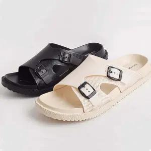 소프트 투버클 스트랩 샌들 슬리퍼 남녀 공용 편한 착화감