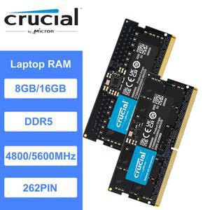 Crucial DDR5 RAM PC5 8GB 16GB 32GB 4800mhz 5600mhz 노트북 메모리 램 ddr5 모듈 ECC 오류 수정 262핀 SO-DIMM
