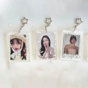 아크릴 포토카드 홀더 포카케이스 나비 눈꽃 깃털