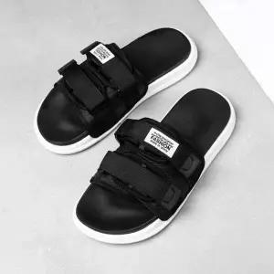 [RIZPICK]남녀공용 배색 슬리퍼 샌들 2컬러 데일리 실내 실외 다용도 ZG1640N