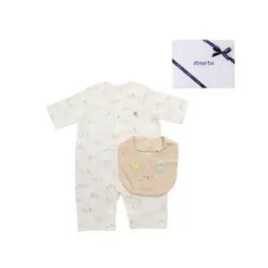 [롯데백화점]압소바 압소바 올리버오가닉 7부우주복(턱받이) A1310601-G