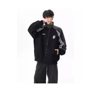 남자 봄 자켓 스트라이프 차이나 카디건 캐주얼 트레이닝 점퍼 원픽1