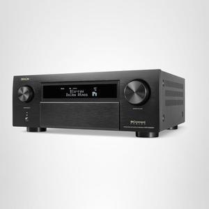 데논 AVRX1800H 11.4채널 AV 수신기 - 140W / Ch, 내장 HOS, WiFi 및 블루투스 돌비 비전, HLG, HDR10+, 다이내믹 HDR 애트모스 높이 가상화 홈 오디오 증폭기