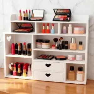화장품 화장대 책상 수납 정리함 욕실 거실 서랍 선반