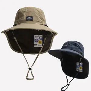 하프차이나 UV차단 햇빛가리개 와이드챙 정글모 사파리 벙거지 모자 i112