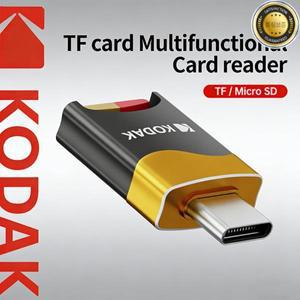 새로운 KODAK T330 마이크로 SD 카드 리더기 Type-C TF 메모리 휴대폰 태블릿 및 컴퓨터에 적합한 고속 OTG