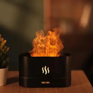 실내불멍가습기 감성 인테리어 불멍 가습기 진열장 선반 책상