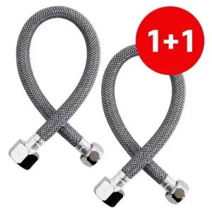 수전 양변기 호스 고압호스연결 조절대 속품 변기부 h국산 조절대40cm 고압호스40cm