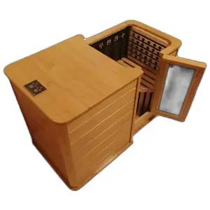 가정용 반신욕기 기계 원목 반신욕 가열 훈증기 의자