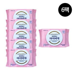 크리넥스 마이비데 밸런스케어 캡형 물티슈 40매 x 6팩