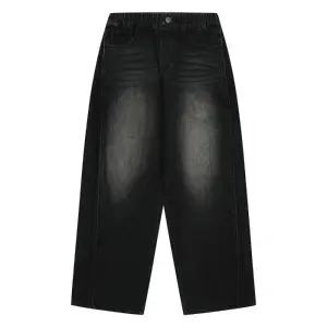 에꼴리에 HC14 사이드 폴딩 워싱블랙진 사이드 폴딩 워싱블랙진 26A1204