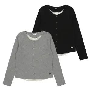 에꼴리에 HC14 스트라이프 레이어드 가디건티 스트라이프 레이어드 가디건티 26A1458