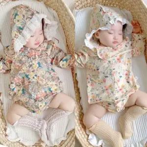 204875 긴팔바디슈트보넷세트 플라워가든 아동