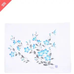 두겹 면100% 롱직각 가제 나염 수건 SN2201-0215