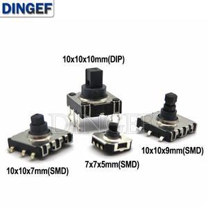 5PCS DIP SMD 5 방향 스위치 다 터치 리셋 키 10x10x10 MM 핀 7X7X5 10X10X9mm