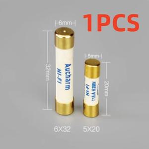 1PCS 5x20mm 6x32mm 500MA 1A 2A 3A 3.15A 4A 5A 6.3A 8A 오디오 튜브 HIFI 실버 퓨즈