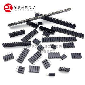 2.54mm PH7 추가 플라스틱 높이 2/3/4/5/6/7/8/9/-40P 원형 이중 단일 행 PCB IC 크리스탈 트랜지스터 소켓