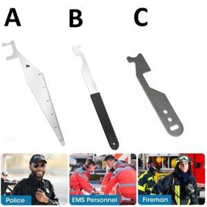 다기능 도어 틈새 수동 소방관 잠금 해제 도구 핸드 심 카드 열쇠공