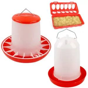 닭모이통 닭물통 닭 병아리 모이통 물통 사료통 자동