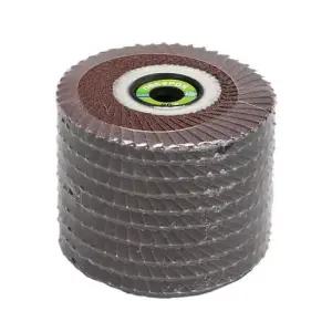 해바라기 휠 페이퍼 4인치 80방 그라인더 사포 사포날