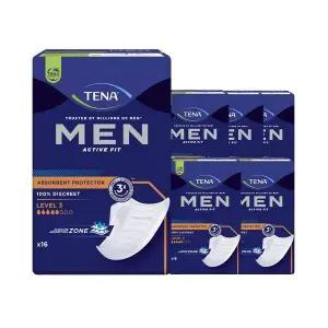 테나성인용기저귀 맨 16매 6팩 (레벨3) 남성전용 요실금패드 포맨