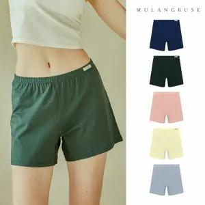 [하프클럽/물랑루즈]아이엠 부드러운 순면 여성 트렁크팬티 홈웨어 5종 택1