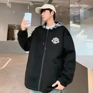 남친 트렌드 브이넥 카디건 체크 봄가을 빅사이즈 가디건 패션 학생 양면 풀오버 원픽3