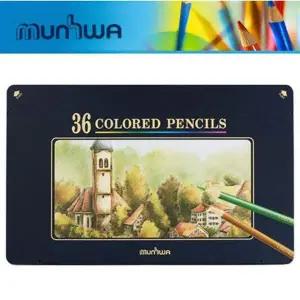 문화 MD61GH91 색연필 36색 (틴케이스)