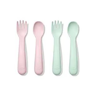 OXO 토트 플라스틱 포크 및 스푼 세트 - 오팔 앤 블라썸