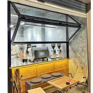 위아래 슬라이딩 창문 테이크아웃 폴딩도어 상하 매장 업소용