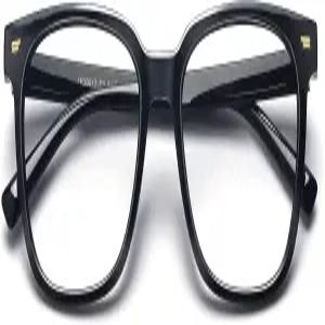 여성용 PANNER 오버사이즈 스퀘어 블루 라이트 차단 안경 남성용 눈부심 방지 컴퓨터