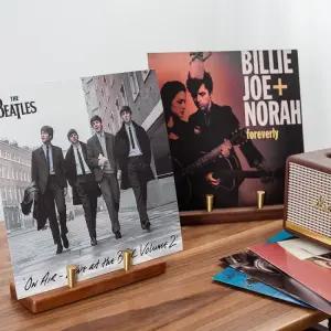 LP거치대 LP보관함 정리함 받침대 선반 진열장 보관 Ebony+황동