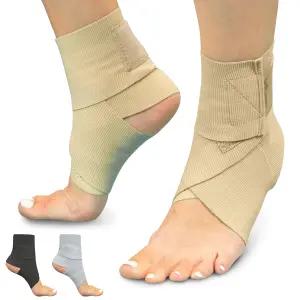 바이브 발목 발을 슬리브 힐 압박 조절 - 지지대 남성)을 가능한 방지 위한 단단한 스트랩 랩(2팩) 스포츠