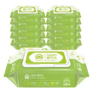 깨끗한 엠보싱물티슈 100매 10팩/20팩 - 아기물티슈, 휴대용, 대용량