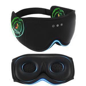 대나무코튼 3D 블루투스 수면 마스크 LC 돌리다 새로운 폰 무선 편안함 더 나은 수면을 위한 지속 가능한 럭셔리