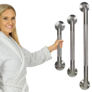 욕조 및 샤워용 바이브 그랩 바(텍스처) - 노인용 핸디캡 욕실 안전 레일 욕조, 화장실, 욕실용 벽 손잡이 장애 보조 장치 액세서리 핸드레일