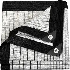 BXAEYPOR 정원용 은빛 그늘막 80 천 페르골라 온실 치킨 쿱 케넬 그로밋이 있는 간단한 걸이 커버