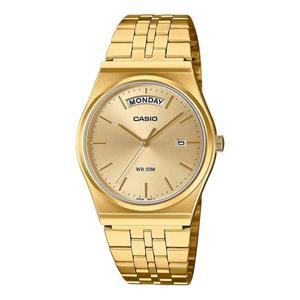카시오 MTP-B146G-9AV 남성 빈티지 골드 톤 스테인리스 스틸 다이얼 데이 아날로그 시계